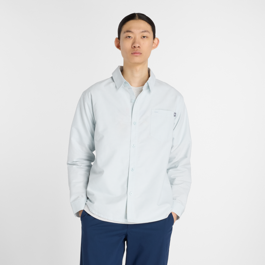 New Balance Oxford Shirt in GRAU