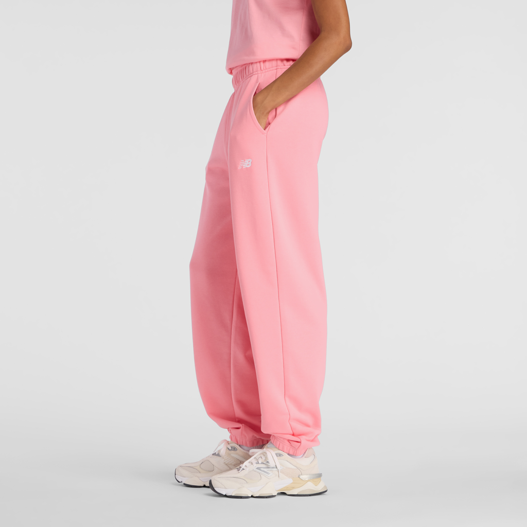 New Balance W Sport Essentials French Terry Jogger in PINK