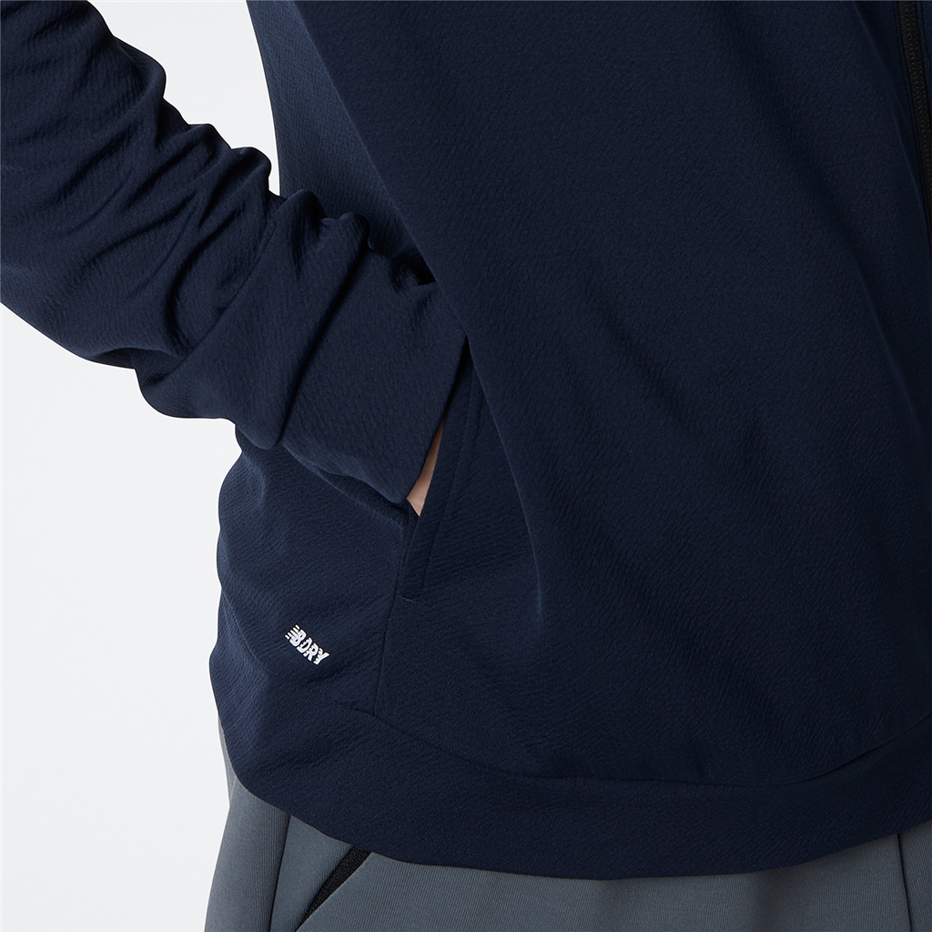 New Balance NB Tech Training Knit Track Jacket in BLAU