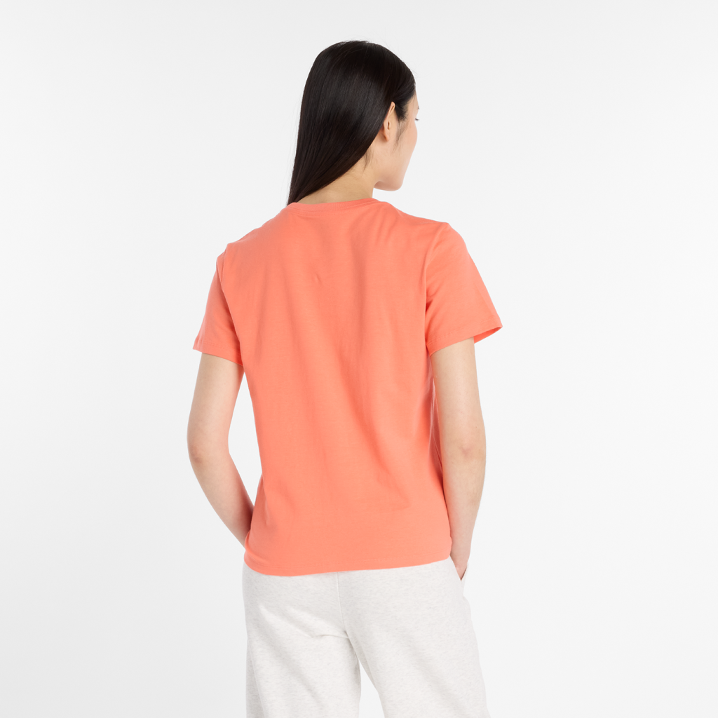 New Balance W Sport Jersey Logo T-Shirt in ORANGE