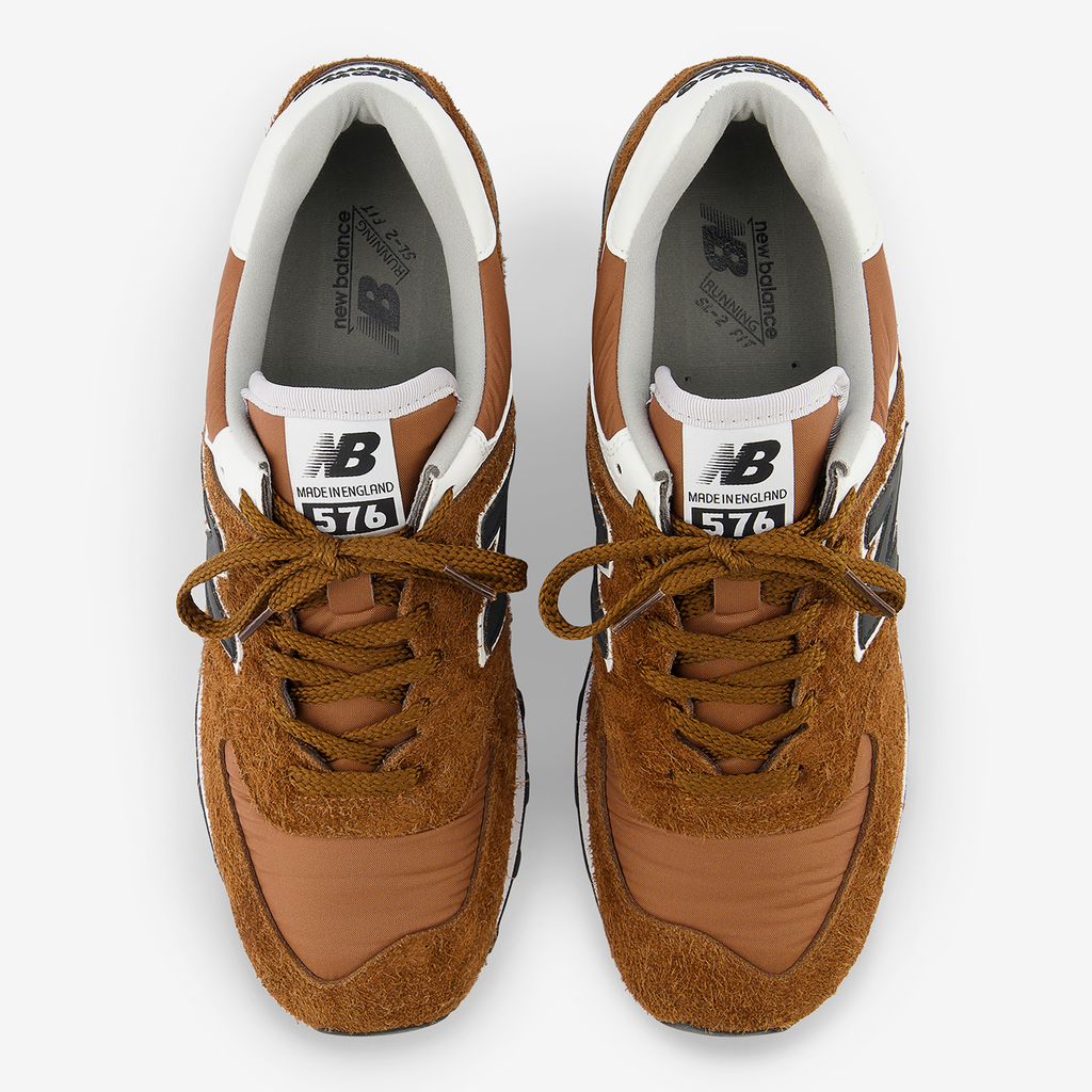 New Balance M 576 Made in UK Freizeitschuhe in ORANGE