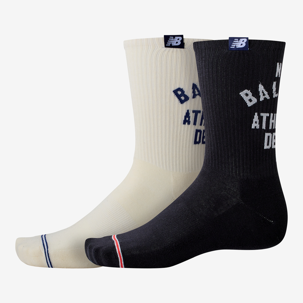New Balance Lifestyle Midcalf Socks 2 Pair in MEHRFARBIG