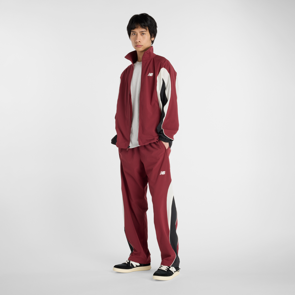 New Balance In Game Woven Track Jacket in ROT