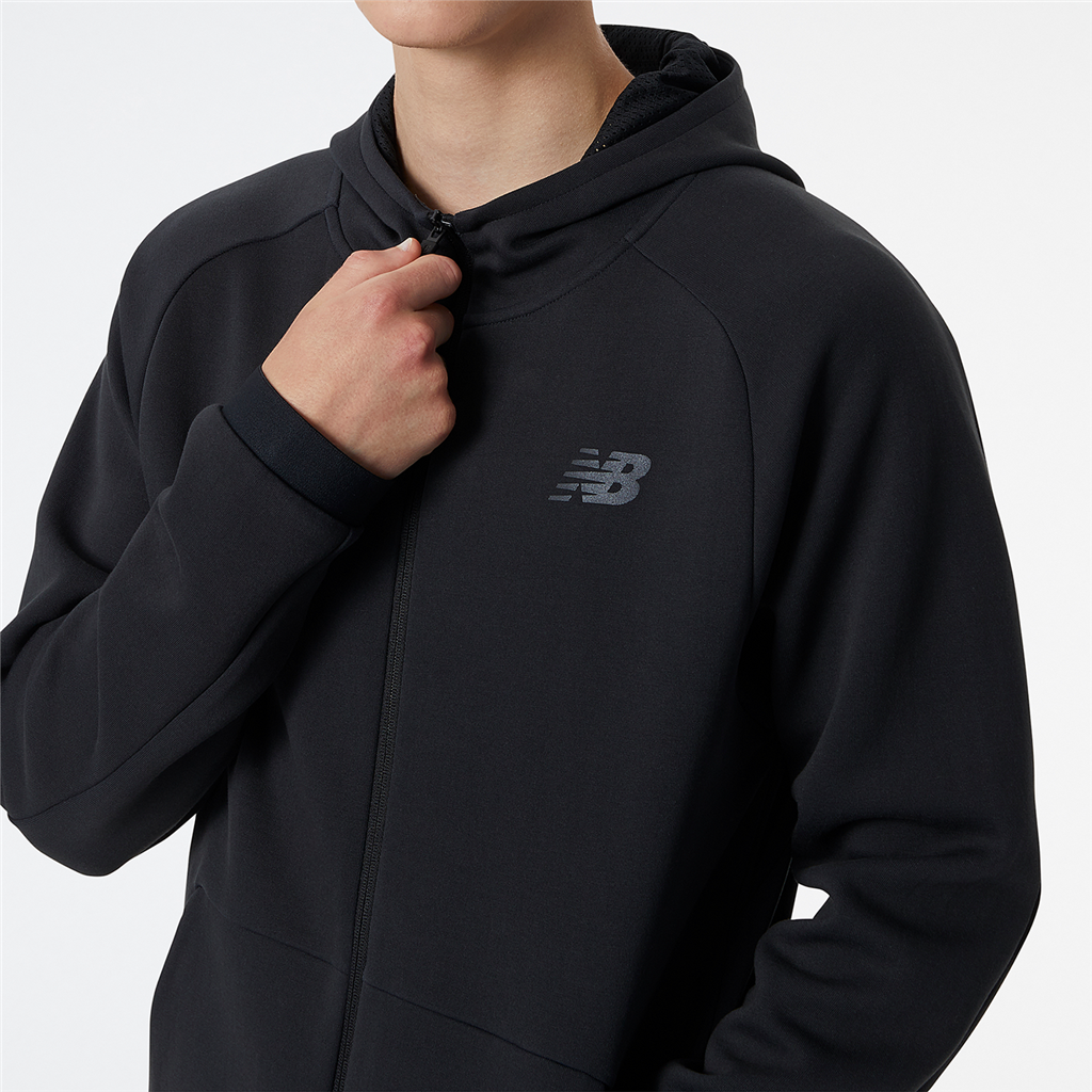 New Balance R.W.Tech Fleece Full Zip in SCHWARZ