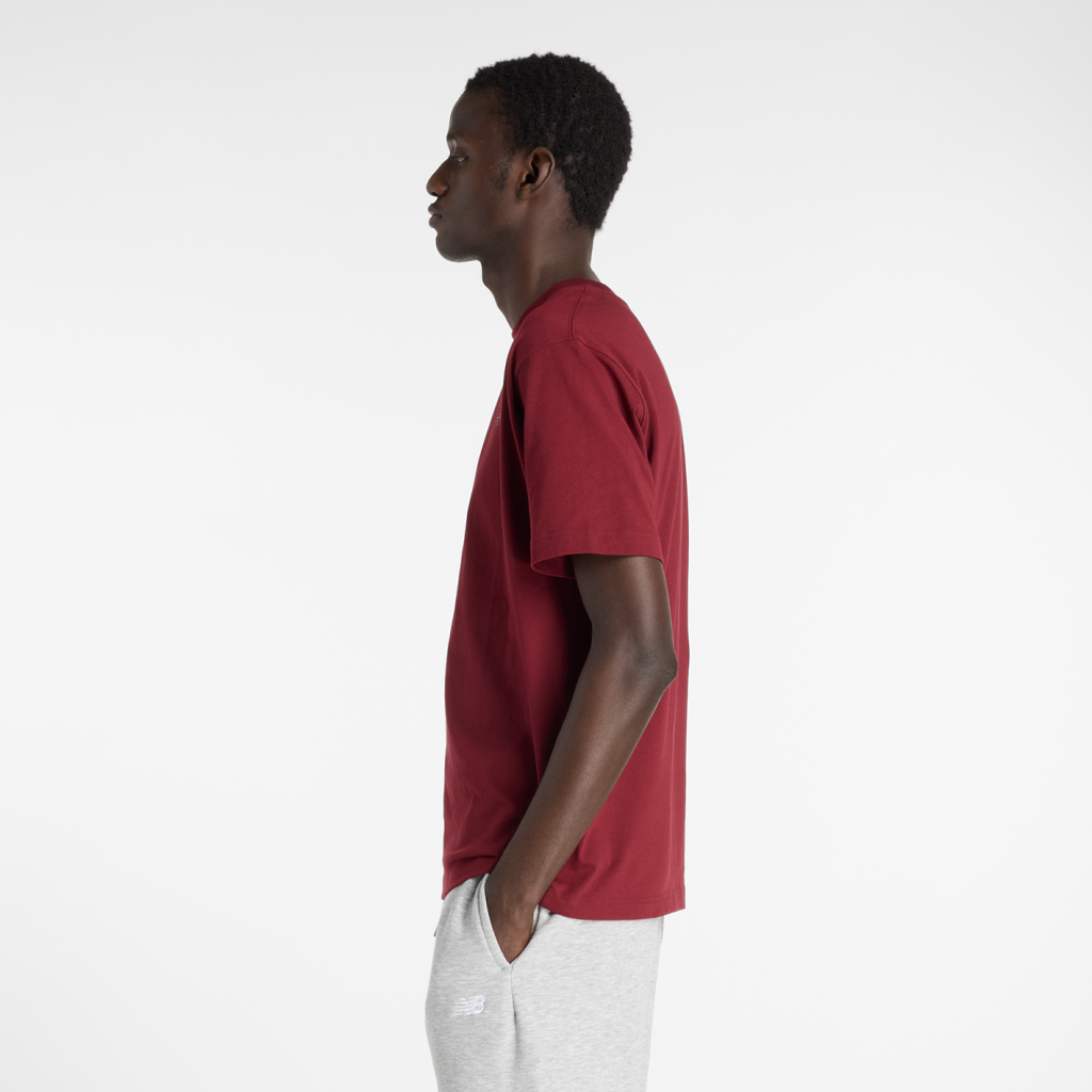 New Balance NB Athletics Cotton T-Shirt in ROT
