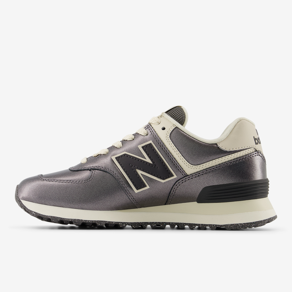 New Balance W 574 Metallics Freizeitschuhe in GRAU