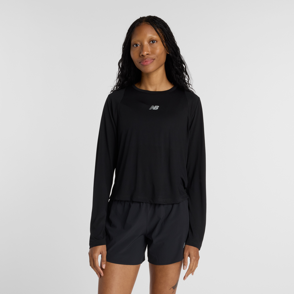 New Balance W Infinity Propel Long Sleeve in SCHWARZ