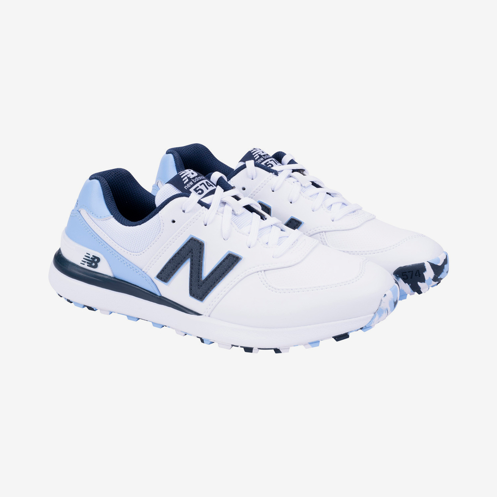 New Balance W 574 Golf Golfschuhe mit Spikes in WEISS