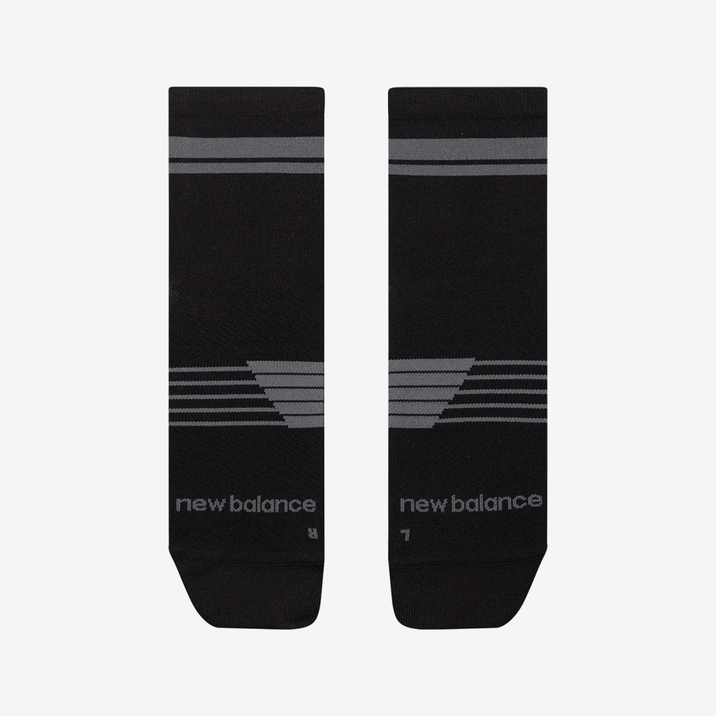 New Balance Pro Run Quarter Socks 1 Pair in SCHWARZ
