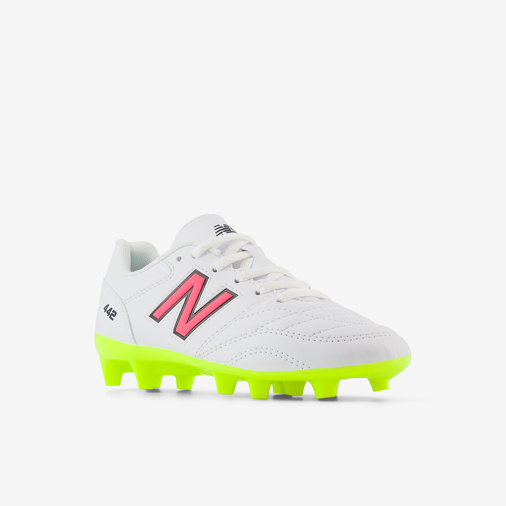 New Balance P Furon Academy FG Jnr Colorful Nockenschuhe in WEISS