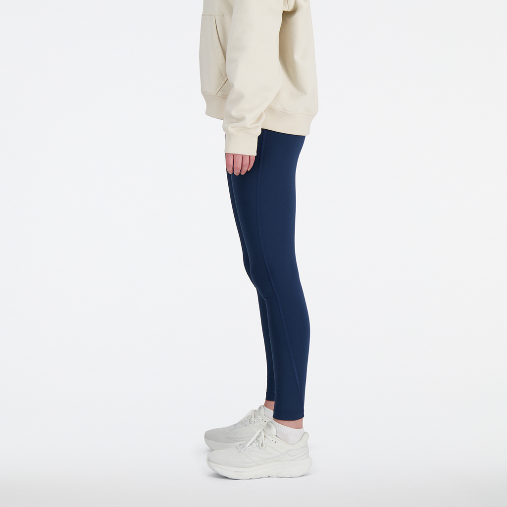 New Balance W NB Athletics Sleek 27 Inch High Rise Legging in BLAU