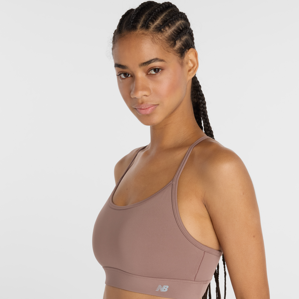 New Balance W NB Essential Yoga Bra in BRAUN