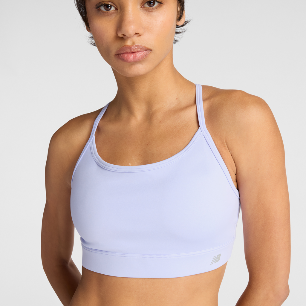 New Balance W NB Essential Yoga Bra in VIOLETT