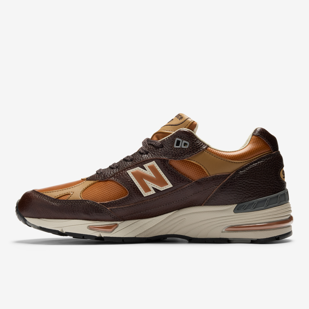 New Balance M 991 v1 Made in UK Luxe Freizeitschuhe in BRAUN