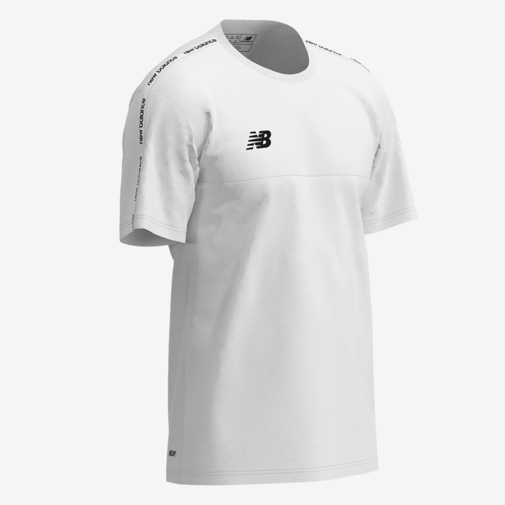 New Balance TW Training SS Jersey in WEISS
