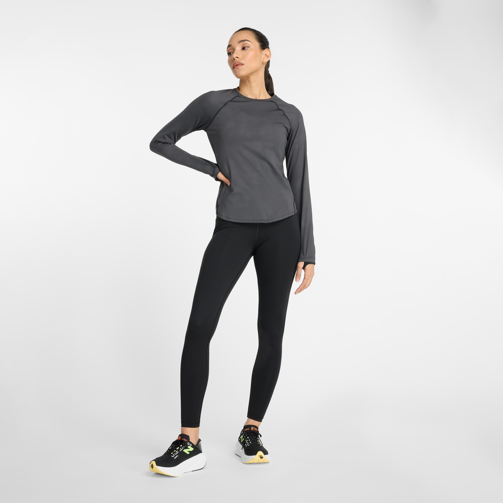 New Balance W Athletics Heat High Rise Legging 27" in SCHWARZ