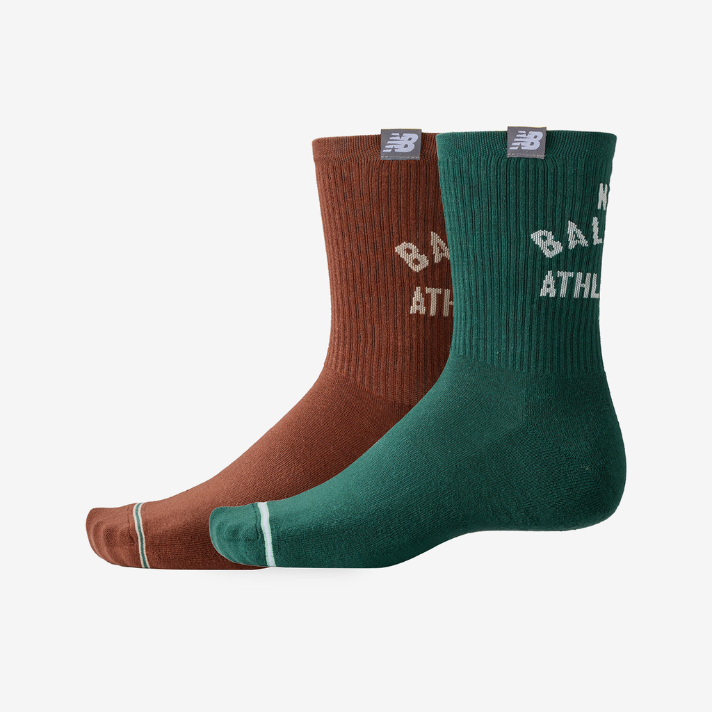 New Balance Lifestyle Midcalf Socks 2 Pack in MEHRFARBIG