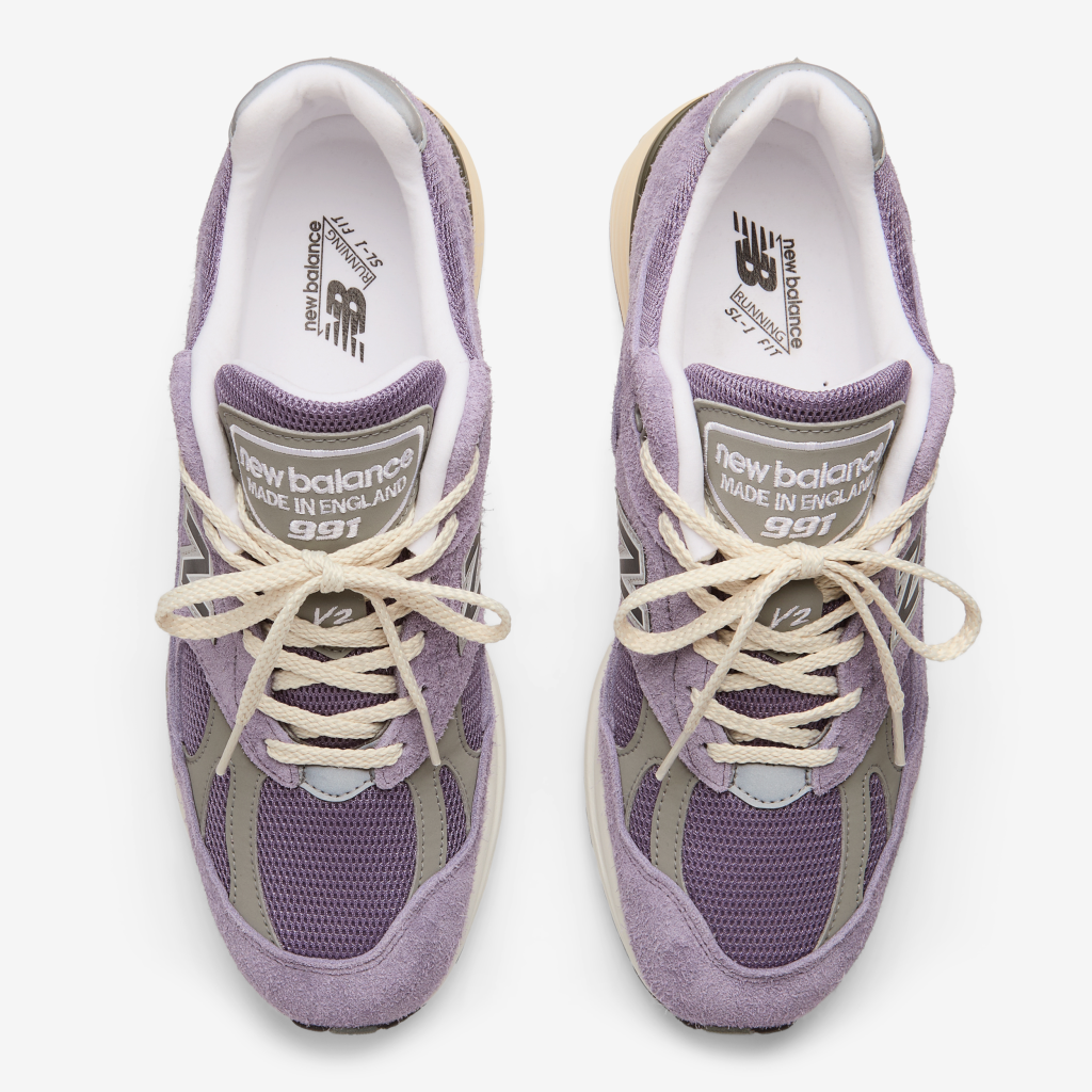 New Balance M 991v2 Made in UK Grounded Pastels Freizeitschuhe in VIOLETT