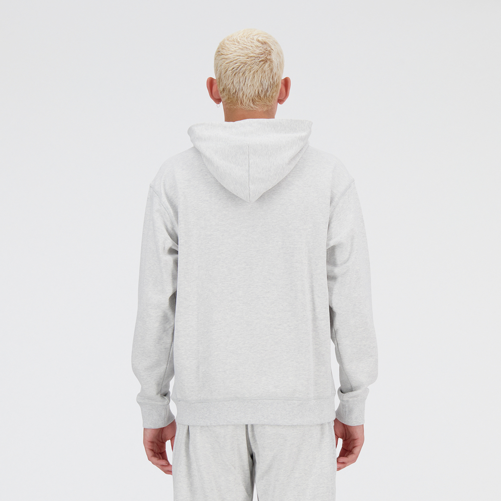 New Balance NB Athletics French Terry Hoodie in GRAU