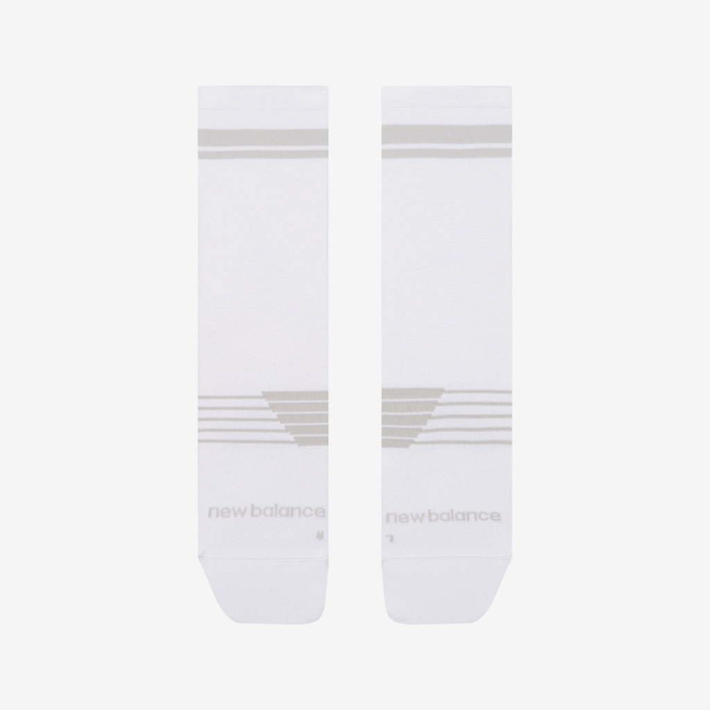 New Balance Pro Run Crew Socks 1 Pair in WEISS
