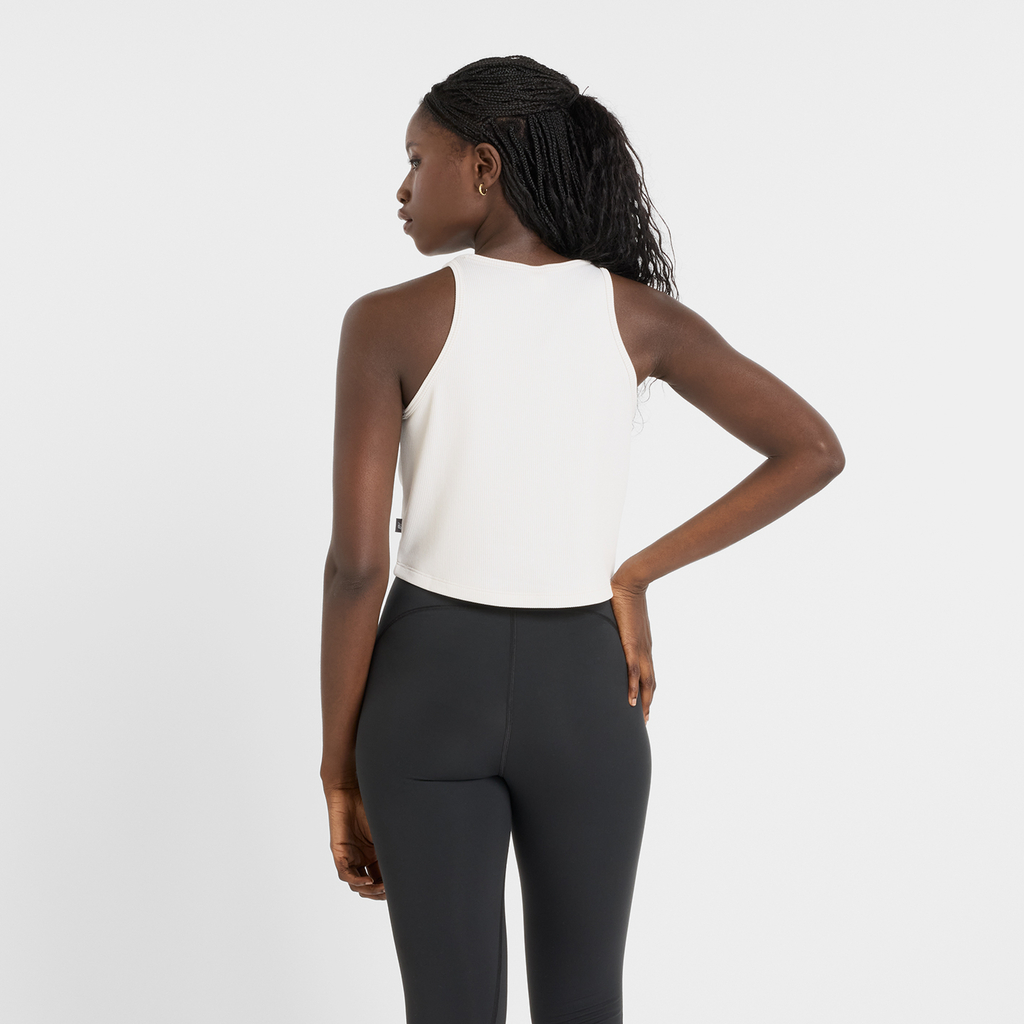 New Balance Novelty Rib Tank in BRAUN