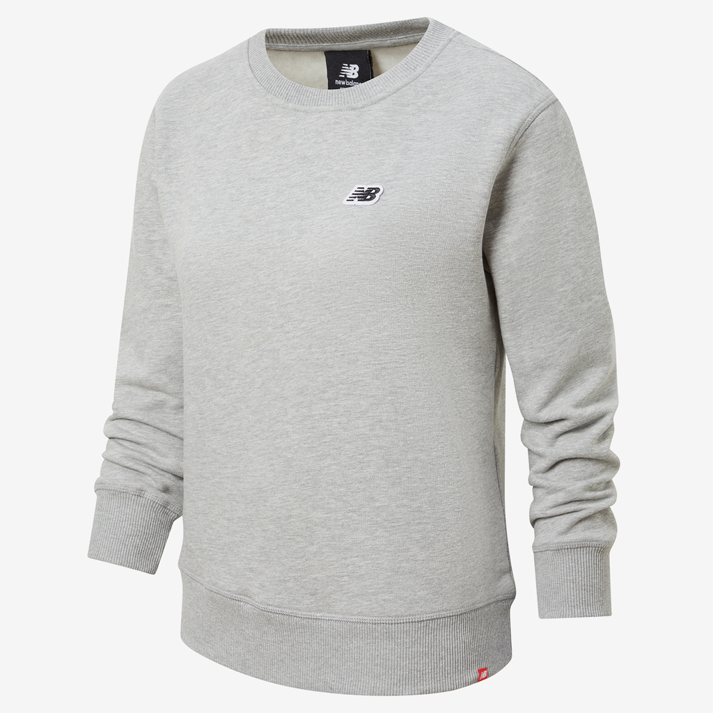 New Balance W NB Small Logo Crew Sweat in GRAU