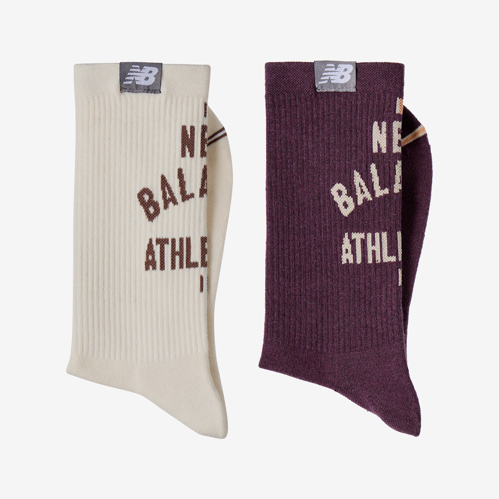 New Balance Lifestyle Midcalf Socks 2 Pack in MEHRFARBIG