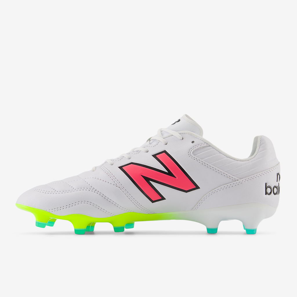 New Balance M 442 Pro FG Colorful Nockenschuhe in WEISS