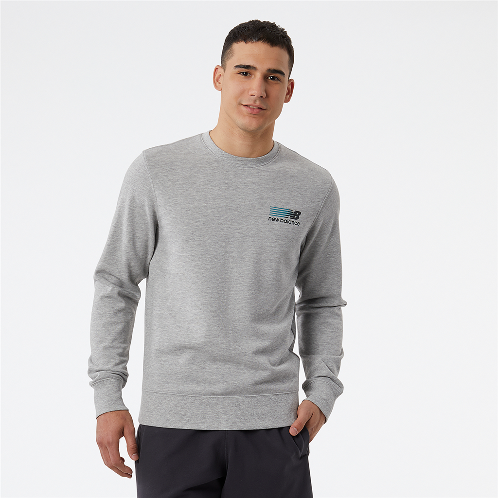 New Balance NB Sport Core Plus Crew in GRAU