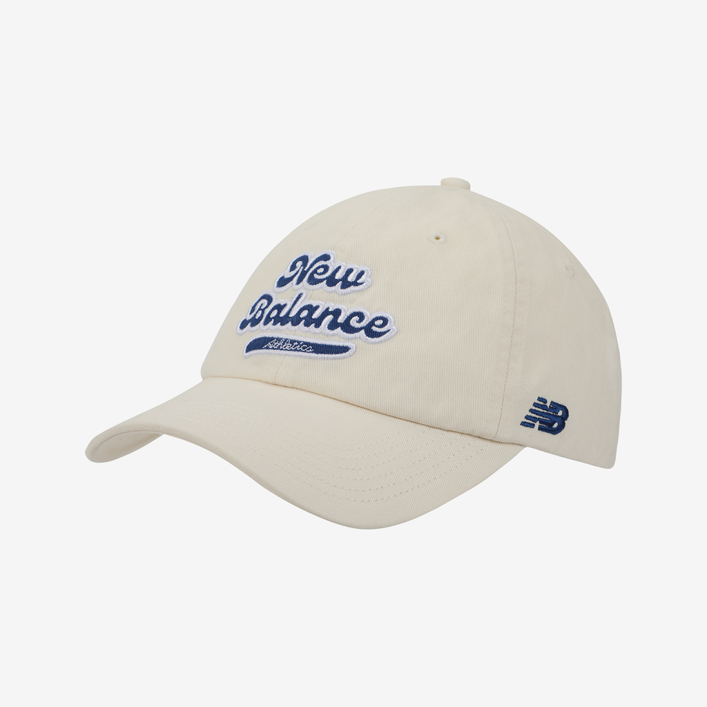 New Balance 6 Panel Women's Athletics Legacy Hat in GRAU