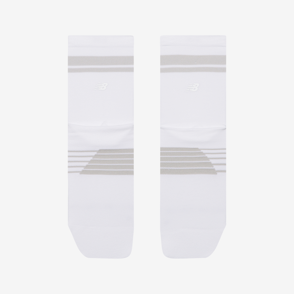 New Balance Pro Run Quarter Socks 1 Pair in WEISS