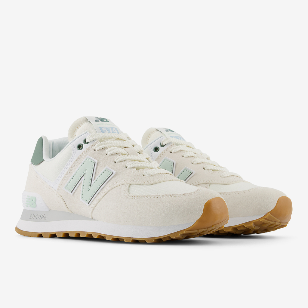 New Balance W 574 Seasonal Freizeitschuhe in WEISS
