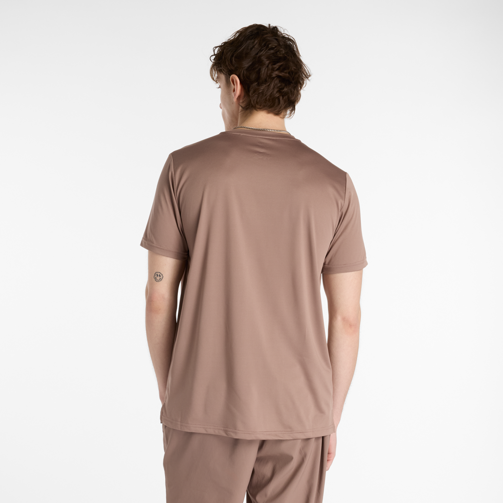 New Balance Sport Essentials Run T-Shirt in BRAUN