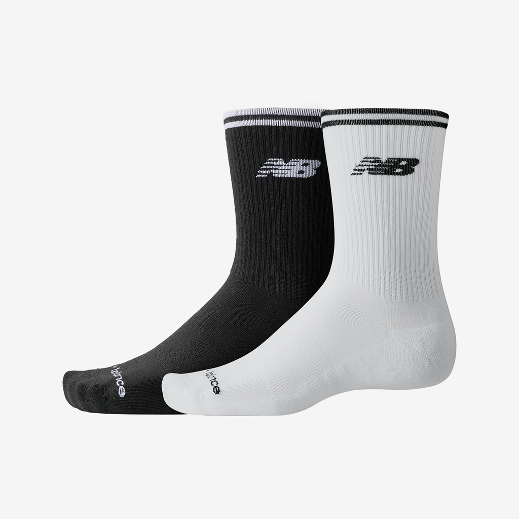 New Balance Running Stripe Midcalf Socks 2 Pack in MEHRFARBIG