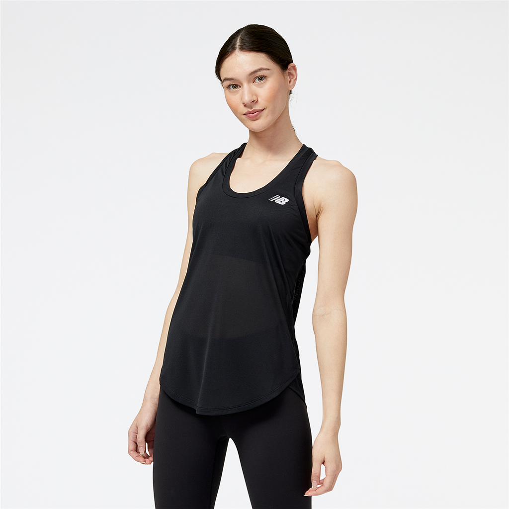 New Balance W Accelerate Tank in SCHWARZ