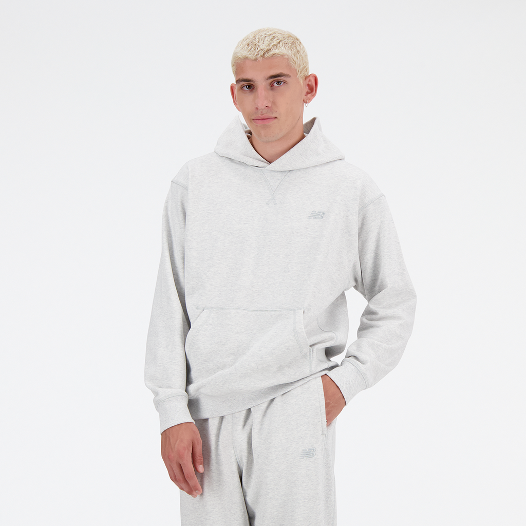 New Balance NB Athletics French Terry Hoodie in GRAU