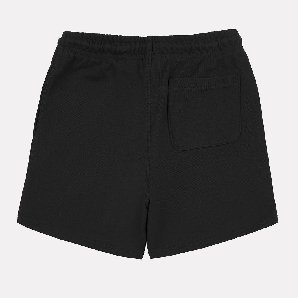 New Balance B New Balance French Terry Small Logo Short in SCHWARZ