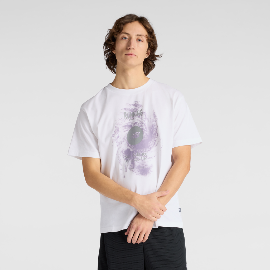 New Balance Vortex Performance T-Shirt in WEISS
