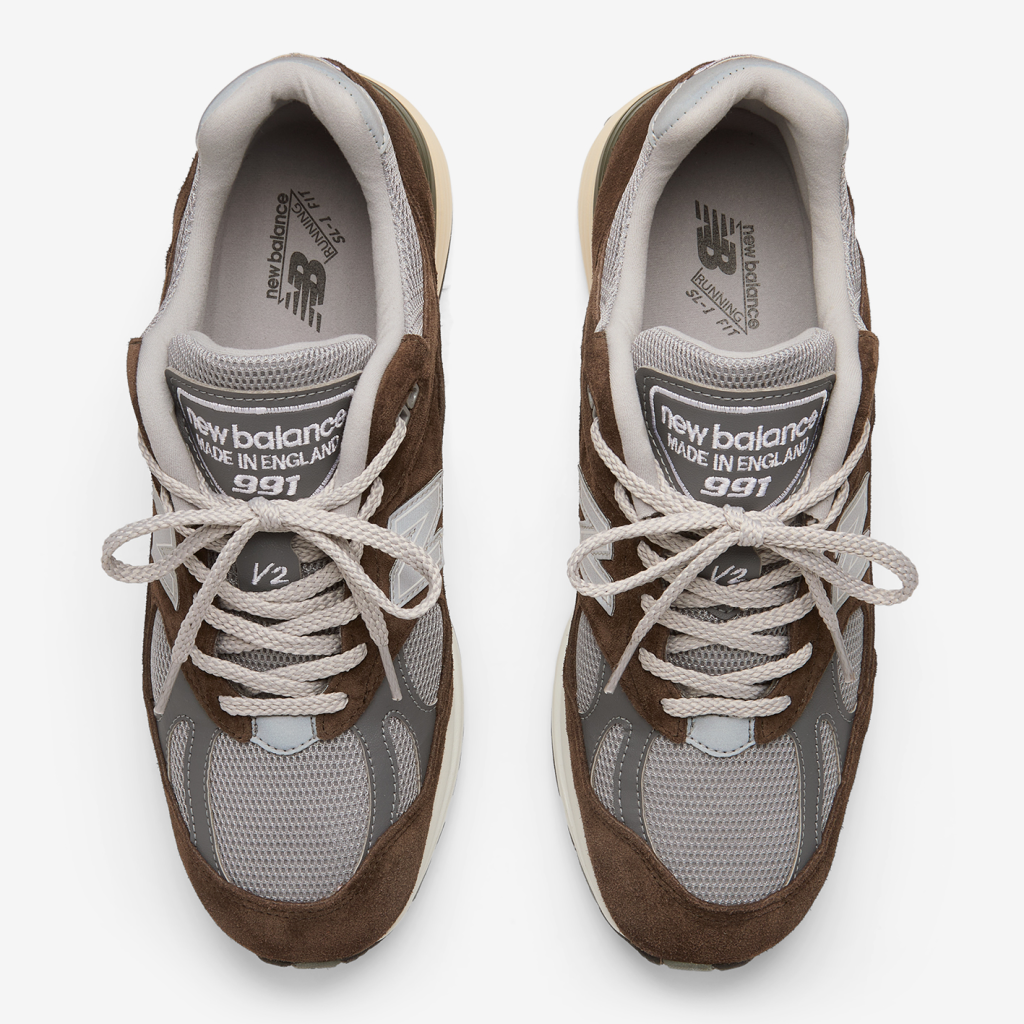 New Balance M 991v2 Made in UK Elevated Essentials Freizeitschuhe in BRAUN