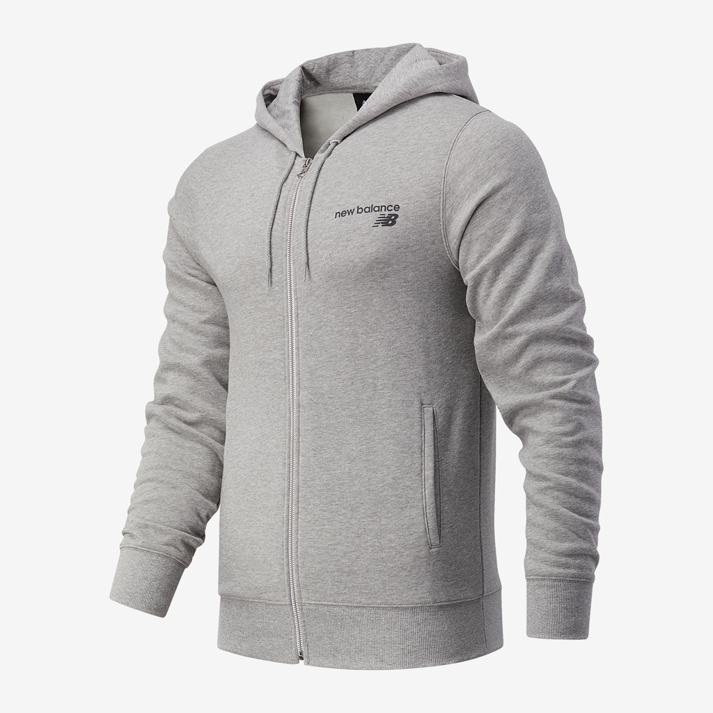 New Balance NB Classic Core Full Zip in GRAU