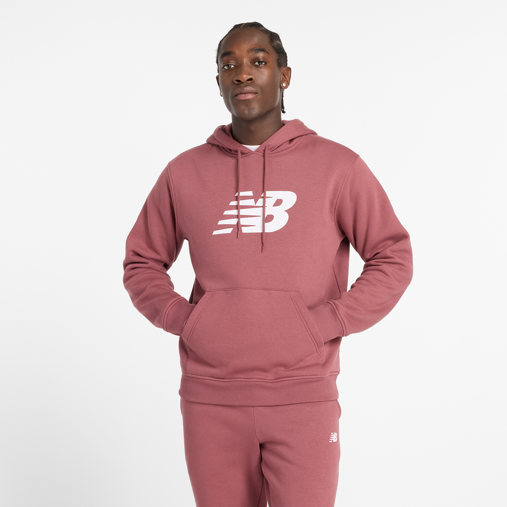 New Balance Sport Core Brushed Hoodie in ROT