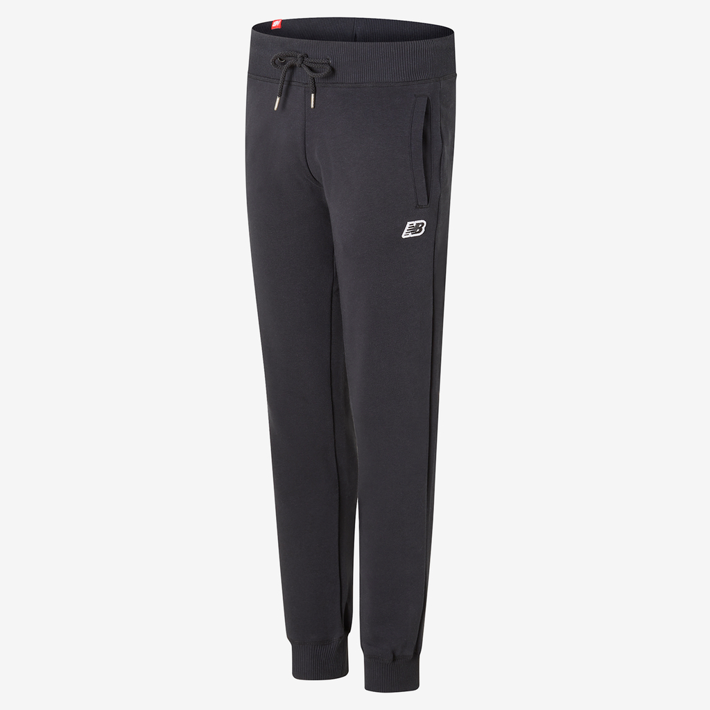 New Balance W NB Small Logo Pants in SCHWARZ