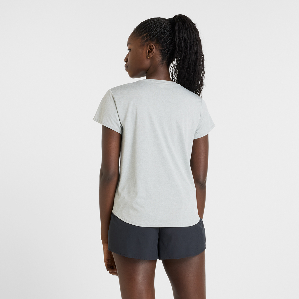 New Balance W Sport Core Heather T-Shirt in GRAU