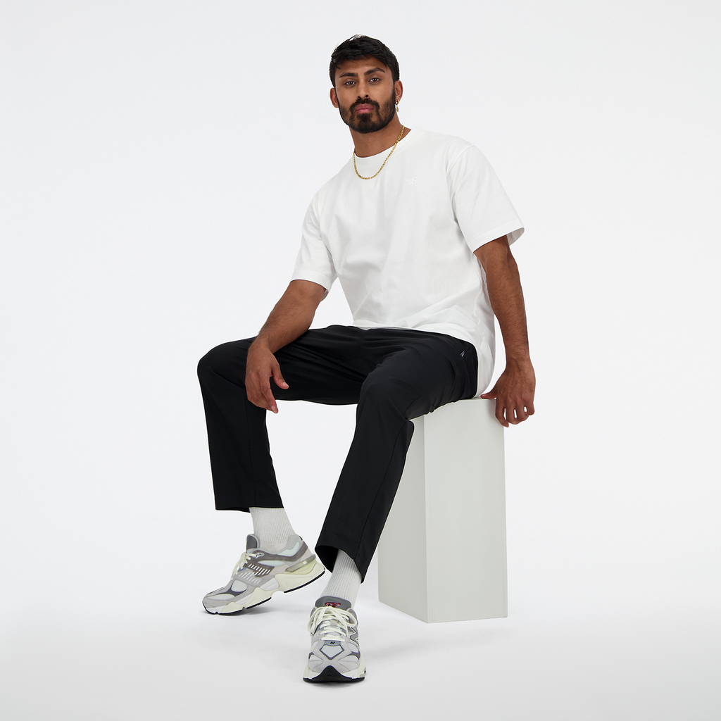 New Balance NB Athletics Cotton T-Shirt in WEISS