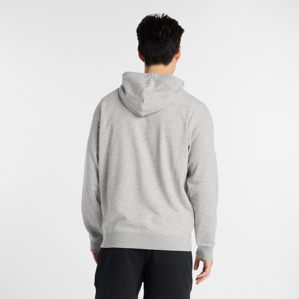 New Balance Sport Essentials Gradient Logo Hoodie in GRAU