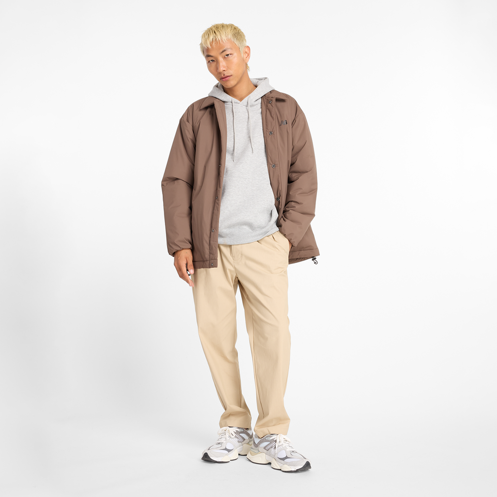 New Balance Coaches Jacket in BRAUN