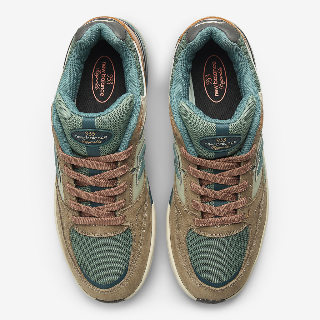 New Balance M Numeric 933 Andrew Reynolds Skateboardschuhe in BRAUN