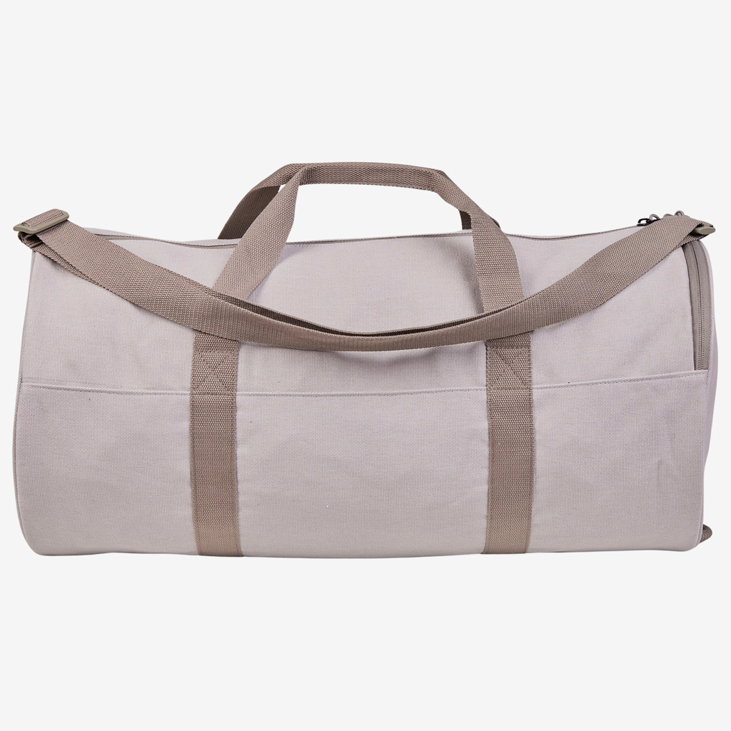 New Balance Canvas Duffel in BEIGE