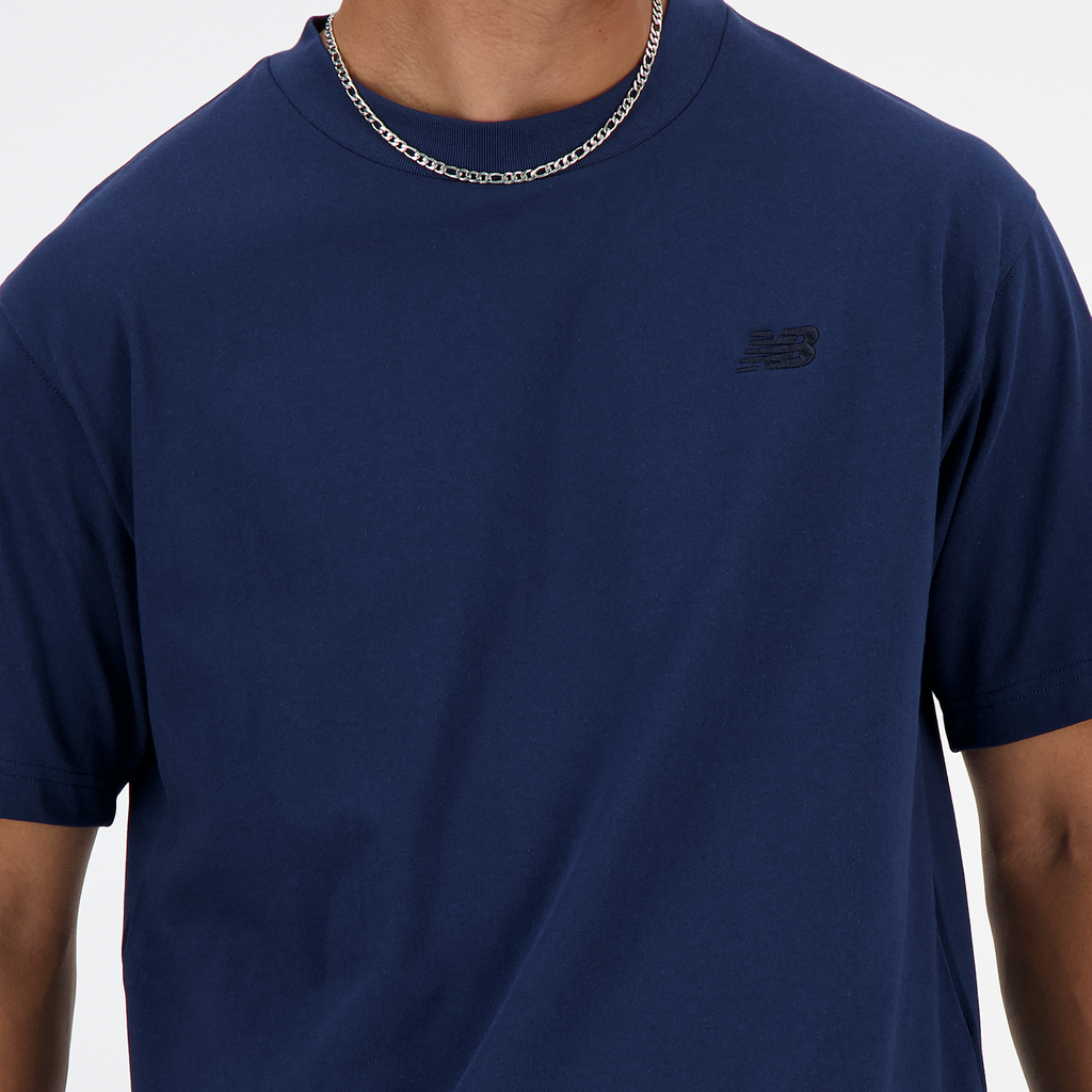 New Balance NB Athletics Cotton T-Shirt in BLAU