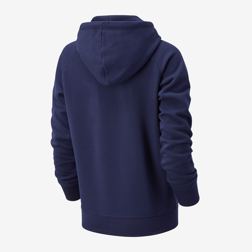 New Balance W NB Classic Core Fleece Hoodie in BLAU